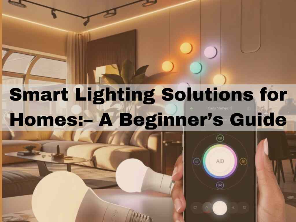 🏠💡Smart Lighting Solutions for Homes: A Beginner’s Guide